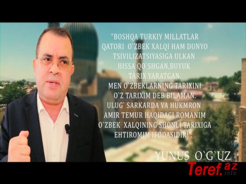 Özbəkistanda Azərbaycan yazıçısı Yunus Oğuz haqqında veriliş yayımlanıb