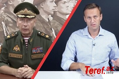 Aleksey Navalnı rus generalının “qələmini qırdı”