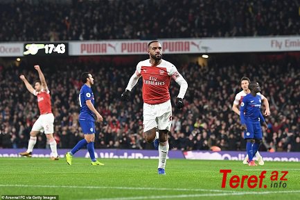 London derbisində "Arsenal" "Çelsi"ni məğlub edib