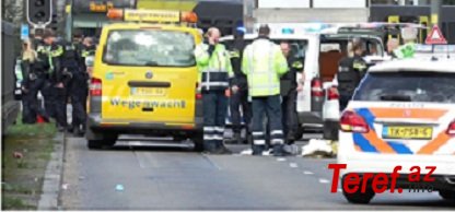 Hollandiyada tramvayda atəş açıldı: 1 ölü, 3 yaralı