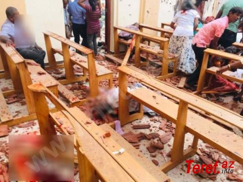 Şri-Lankada dəhşətli TERROR: 8-ci partlayış - 215 ölü, 400 yaralı  VİDEO