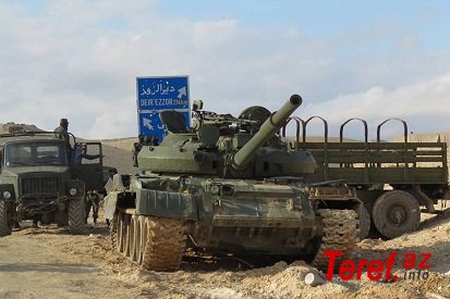 Suriyada yaraqlıların gizlətdiyi tank tapılıb