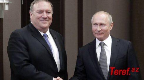 Vladimir Putin və Maykl Pompeonun görüşü başladı