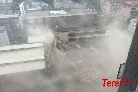 Şanxayda binanın çökməsi nəticəsində 10 nəfər ölüb