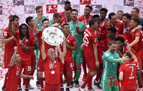 "Bavariya" 7-ci dəfə futbol üzrə Almaniya çempionu olub
