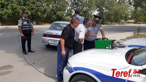 “Təmiz hava” aylığı çərçivəsində Dövlət Yol Polisi Bölməsinin əməkdaşları tərəfindən reydlər davam etdirilir