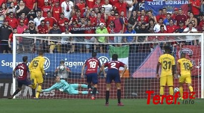 "Barselona" "Osasuna" ilə bacarmayıb - VİDEO
