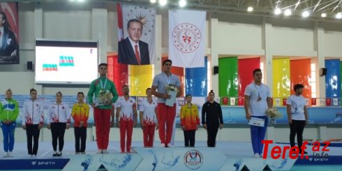 Azərbaycan gimnastı Mersində qızıl medal qazanıb