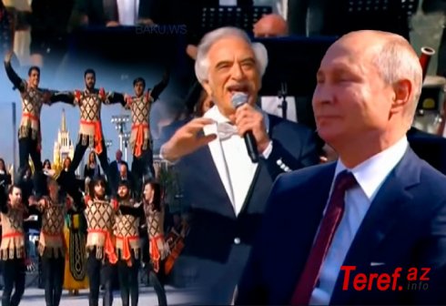 Ermənilər Putinin qarşısında Azərbaycan yallısı oynadı: Polad mahnımızı oxudu - VİDEO