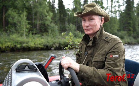 Putin 67 yaşını təbiət qoynunda qeyd edir - VİDEO