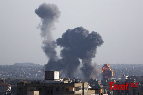 İsrailin Qəzzanı bombalaması nəticəsində 10 fələstinli ölüb