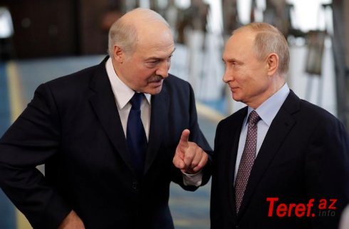 Putinlə Lukaşenkonun görüşündə işıq söndü