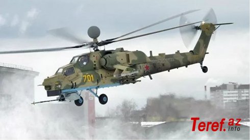 Rusiyada “Mi-28” döyüş helikopteri qəzaya uğrayıb