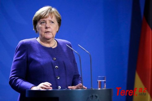 Merkel: "Liviya ilə bağlı konfransda silah embarqosu məsələsi razılaşdırılıb"