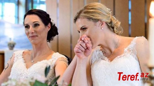 Azərbaycan çempionatının mükafatçısı həmcinsi ilə evləndi - FOTOLAR