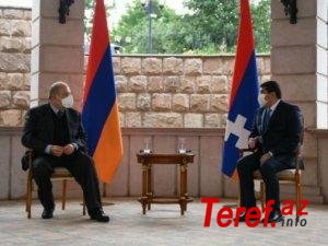 Ermənistan prezidenti Qarabağa getdi separatçılarla görüş keçİrdİ