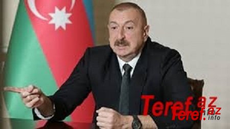 Azərbaycan Prezidenti, Ali Baş Komandan, İlham Əliyev Az TV-də xalqa müraciət edir.