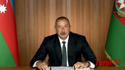 Prezident “Rossiya-1” kanalının canlı yayımına qoşuldu - VİDEO