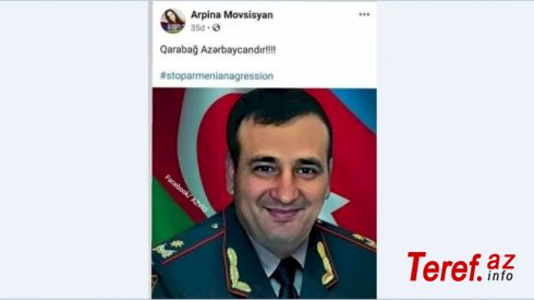 Erməni jurnalistin “Facebook“ hesabı ələ keçirilib