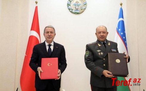 Türkiyə ilə Özbəkistan hərbi-maliyyə əməkdaşlığı haqda Saziş imzaladı