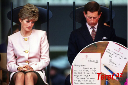 Şahzadə Diananın III Çarlzdan boşanmasına dair gizli məktubları üzə çıxdı: