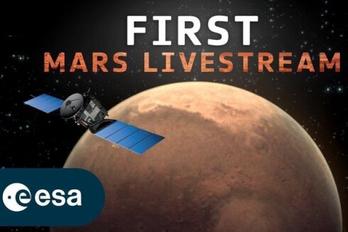 Marsın görüntüləri ilk dəfə canlı yayımlandı - VİDEO