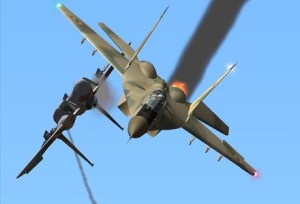 Rusiyanın Su-34 ABŞ-ın F-18-lərindən qaçdılar