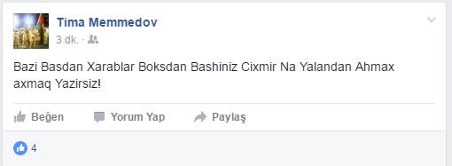 Olimpiya mükafatçımız da təhqirə keçdi: “Bəzi başdan xarablar ...”