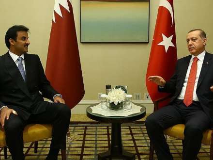 Türkiyə prezidenti Nyu-Yorkda Qətər əmiri ilə görüşüb