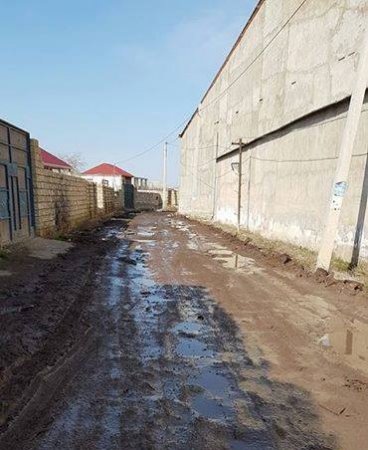 Xanım icra başçısını kəndin palçıqlı yollarına dəvət etdilər- ŞİKAYƏT+FOTO