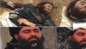 İran dövlət televiziyası Bağdadinin ölüsünün fotolarını yaydı