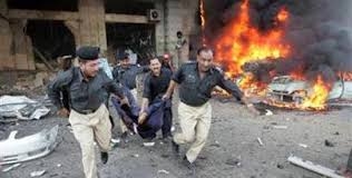 Pakistanda partlayışda 6 polis öldü, yaralılar var
