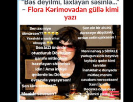 Flora Kərimovadan ona “şərəfsiz” deyən Röyaya ağır cavab - Qalmaqal böyüyür