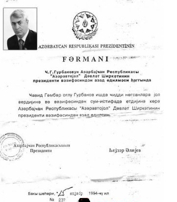 Cavid Qurbanovun qorxduğu sənəd... - FOTO