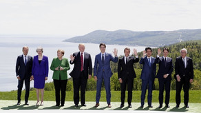 G7 ölkələrinin liderləri birgə foto çəkdiriblər