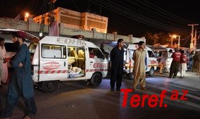 Pakistanda avtobus neft daşıyan maşınla toqquşub, 14 nəfər ölüb