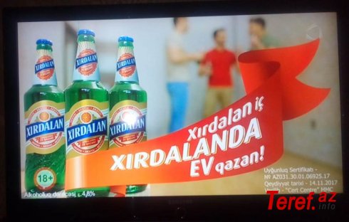ATV və ARB günorta pivə reklam edir: Foto/MTRŞ-dan açıqlama