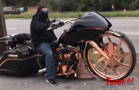 Belə motosiklet görünmədi - VIDEO