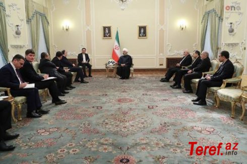 Elmar Məmmədyarov İran prezidenti ilə görüşdü