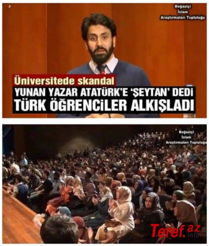 Yunan yazar Atatürk’e “şeytan” dedi Türk öğrenciler alkışladı