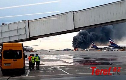 İstintaq Komitəsi: "Şeremetyevo"da təyyarənin alışması nəticəsində ölənlərin ikisi uşaqdır