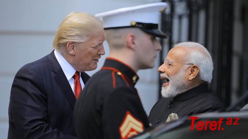 Tramp ABŞ-ın Hindistanla ilk birgə hərbi təlimlərinin anonsunu verib