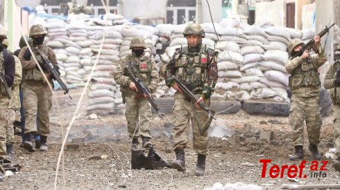 Türkiyə SQ PKK terror təşkilatına qarşı əməliyyat keçirib