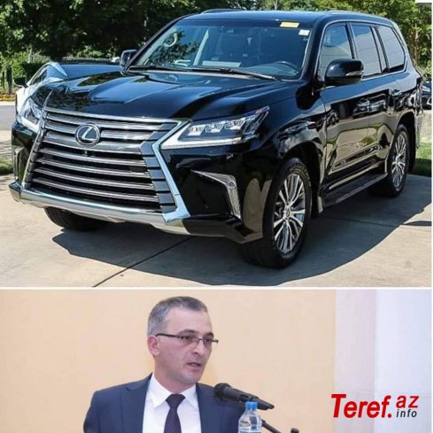 "Aqrolizinq"in ASC-nin rəhbəri Elmin Rəhmanov 298 min manata “Lexus” avtomobili alıb.....