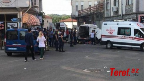 Türkiyədə DƏHŞƏTLİ HADİSƏ: 8-i uşaq olmaqla 12 nəfər öldü (VİDEO)
