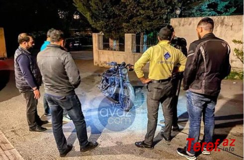 Bakıda yükdaşıma şirkəti "Harley Davidson" motosikletini evakuatordan aşırıb - İDDİA+FOTO