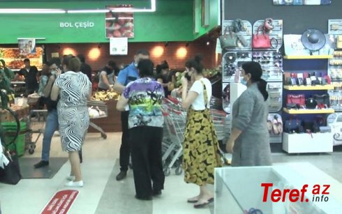 Market işçisində koronavirus aşkarlandı, 45 əməkdaş karantinə alındı - Video