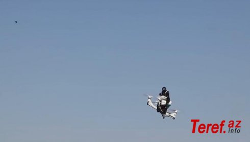 Uçan motosikletin sınaq görüntüləri yayıldı - VİDEO