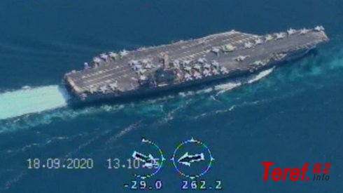 İranın pilotsuz uçuş aparatları ABŞ-ın hərbi gəmilərini nəzarətdə saxlayır- Açıqlama