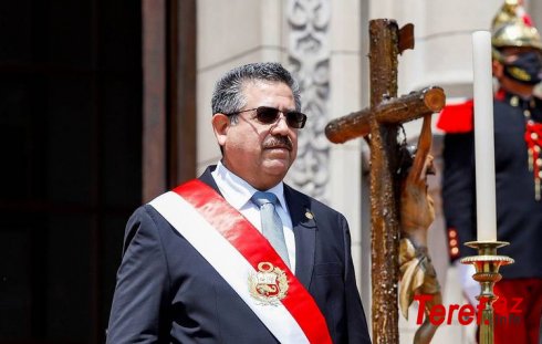 Yeni seçilmiş Peru Prezidenti Merino istefa verib